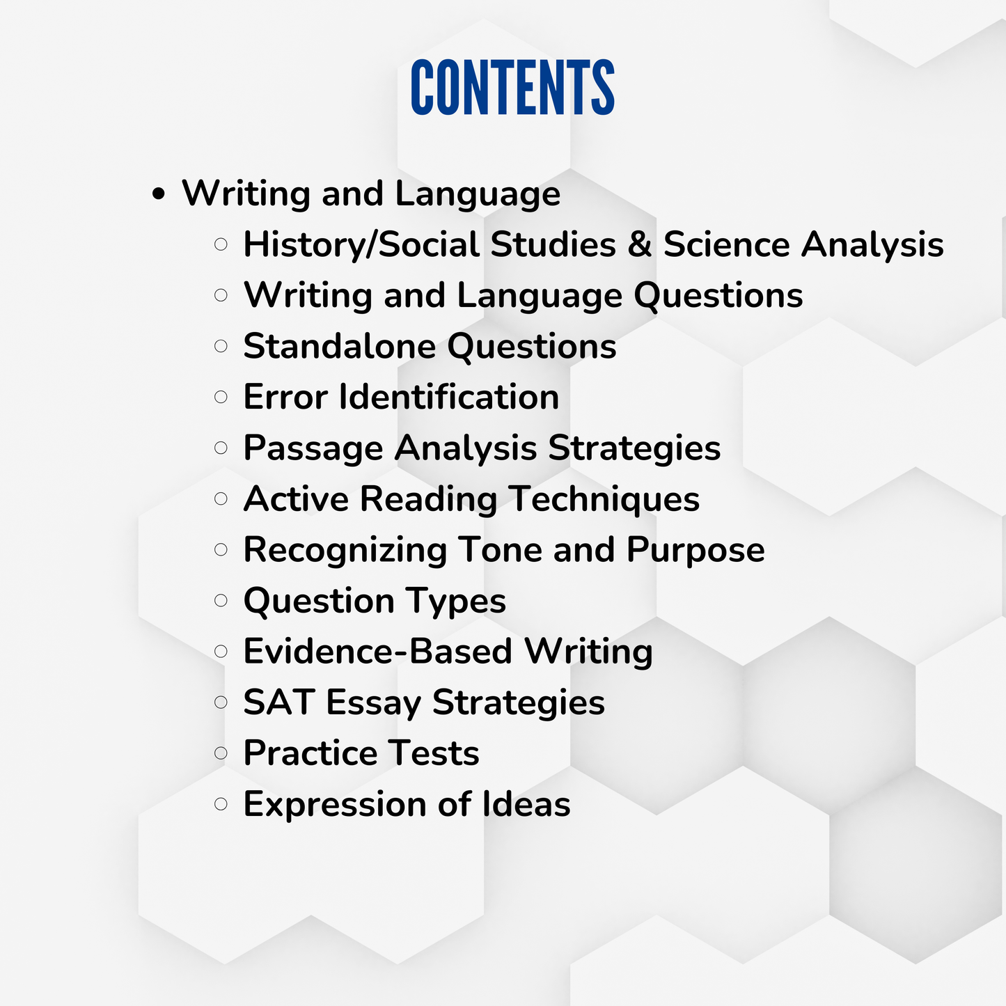 SAT WRITING GUIDE